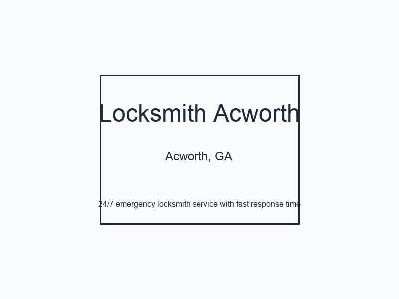 Emergency Locksmith Services